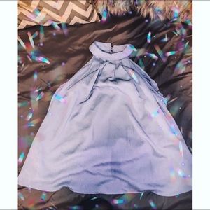 High neck , tank top